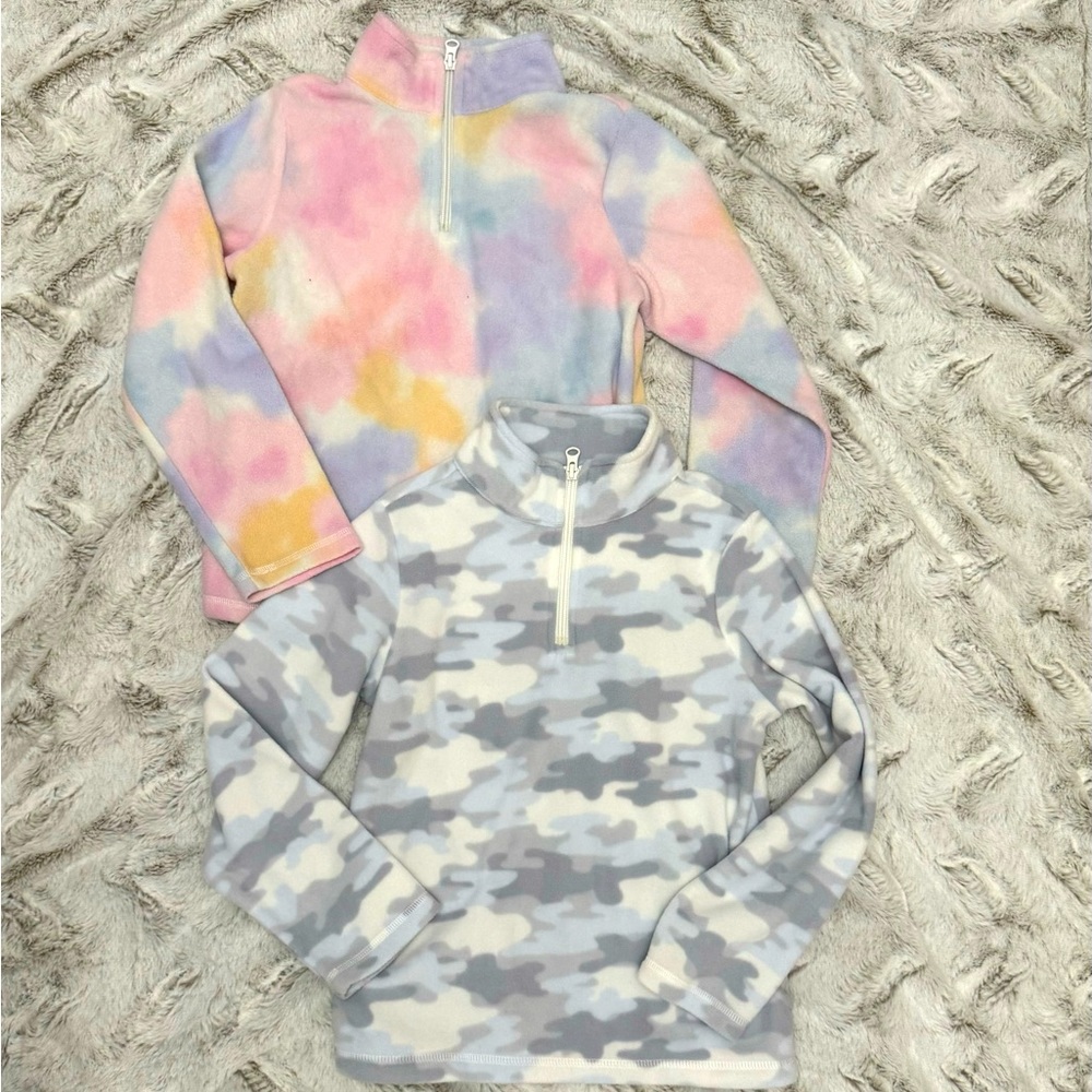 Girls, children’s place mock neck zipper sweaters.